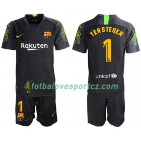 FC Barcelona TER STEGEN 1 Brankářské Venkovní 2019/20 - Dětské Fotbalové Dresy (S/S)